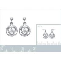 Boucles d'oreilles Oxyde Argent 925/1000 Rhodié
