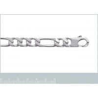 Chaîne Maille Cheval Argent 925/1000