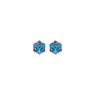 Boucles d'oreilles Boutons CRISTAL Argent 925/1000