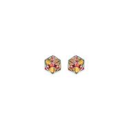 Boucles d'oreilles Boutons CRISTAL Argent 925/1000