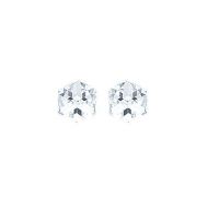 Boucles d'oreilles Boutons CRISTAL Argent 925/1000