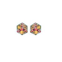 Boucles d'oreilles Boutons CRISTAL Argent 925/1000