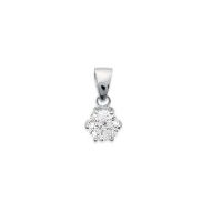Pendentif Goutte OZ Argent 925/1000 Rhodié