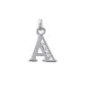 Pendentif Initiale OZ Argent 925 Rhodié