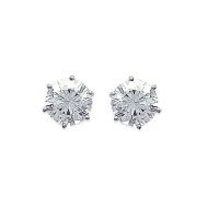 Boucles d'oreilles Oxyde Argent 925/1000 Rhodié