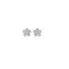 Boucles d'oreilles Etoiles CRISTAL Argent 925