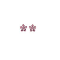 Boucles d'oreilles Etoiles CRISTAL Argent 925/1000