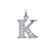 Pendentif Initiale OZ Argent 925 Rhodié