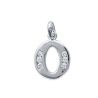 Pendentif Initiale OZ Argent 925 Rhodié