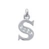 Pendentif Initiale OZ Argent 925 Rhodié