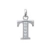 Pendentif Initiale OZ Argent 925 Rhodié
