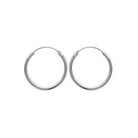 Boucles d'oreilles Créoles 25 mm Argent 925/1000