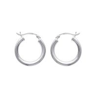 Boucles d'oreilles Créoles 20 mm Argent 925/1000