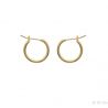 Boucles d'oreilles Créoles Plaqué Or