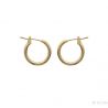 Boucles d'oreilles Créoles Plaqué Or
