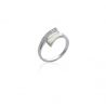 Bague Nacre / OZ Argent 925 Rhodié