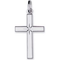 pendentif croix or 375/1000