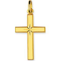 pendentif croix or 375/1000