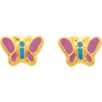 Boucles d'oreilles Papillon OR 18K 750/1000