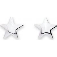 Boucles d'oreilles Etoile en or blanc 18 carats