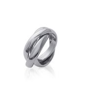 Bague Trois Anneaux Acier