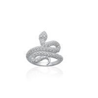 Bague serpent oxyde