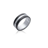  Bague Acier / Ruthenium