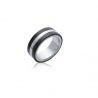 Gravure Bague Acier / Ruthenium