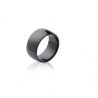 Bague Céramique Lisse Noire