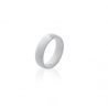 Bague Céramique Lisse Blanche