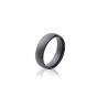 Bague Céramique Lisse Noire