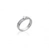 Solitaire OZ Argent 925 Rhodié