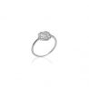 Bague Rose OZ Argent 925 Rhodié