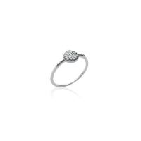 Bague Femme Oxyde Argent 925 Rhodié
