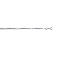 Chaîne Argent 925/1000 Maille Gourmette diamantée Largeur 2.30mm