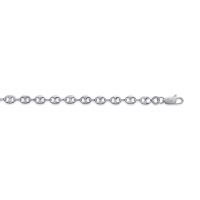 Bracelet Maille Grain de Café Argent 925/1000