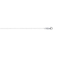 Chaîne Argent 925/1000 Maille Forcat bombée Largeur 0.50mm