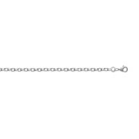 Chaîne Argent 925/1000 Maille Forcat bombée Largeur 2mm