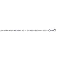 Chaîne Argent 925/1000 Maille Forcat Diamentée Largeur 1.20mm