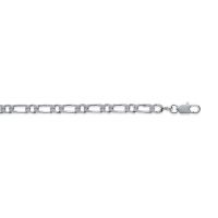 Chaîne Maille Cheval Argent 925/1000