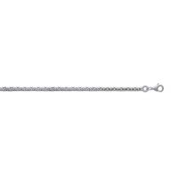 Bracelet Maille Haricot Argent 925/1000
