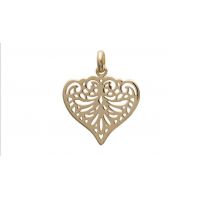 Pendentif Coeur Plaqué Or