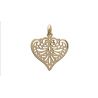 Pendentif Coeur Plaqué Or