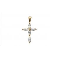 Pendentif Croix OZ Plaqué Or