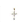 Pendentif Croix OZ Plaqué Or