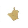 Pendentif Algérie Plaqué Or