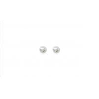 Boucles d'oreilles Boutons Imitation Perle Plaqué Or