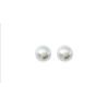 Boucles d'oreilles imitation Perle Plaqué Or 8mm