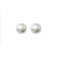 Boucles d'oreilles imitation Perle Plaqué Or 10mm