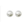 Boucles d'oreilles imitation Perle Plaqué Or 12mm